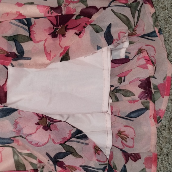 ⭐Floral Midi Dress Women's Size Medium Flowy with Elastic Waist - Picture 13 of 14